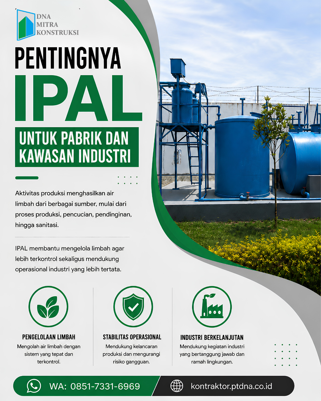 Pentingnya IPAL untuk Pabrik dan Kawasan Industri